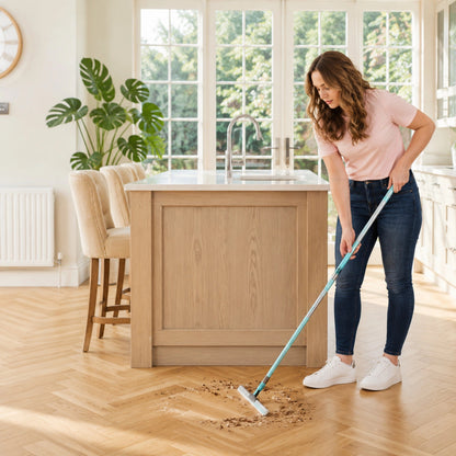 🏆 Last Day Special Price £9.99 ! 🧹Multi-Surface Floor & Bathroom Squeegee – Flexible Edge Cleaner for Water, Dust & Pet Hair 🐶