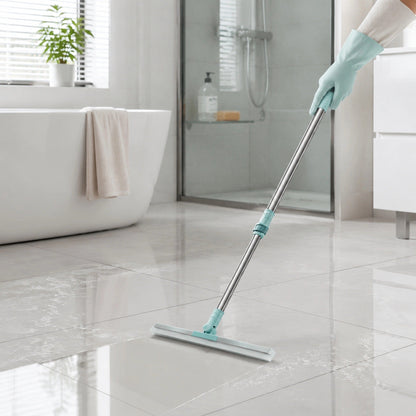 🏆 Last Day Special Price £9.99 ! 🧹Multi-Surface Floor & Bathroom Squeegee – Flexible Edge Cleaner for Water, Dust & Pet Hair 🐶