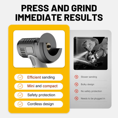 ⚙️ 50% OFF NOW! ✨ 12V Mini Angle Grinder - Compact & Powerful for DIY Projects, Includes Cutting Disc and Safety Guard 🛠️📦