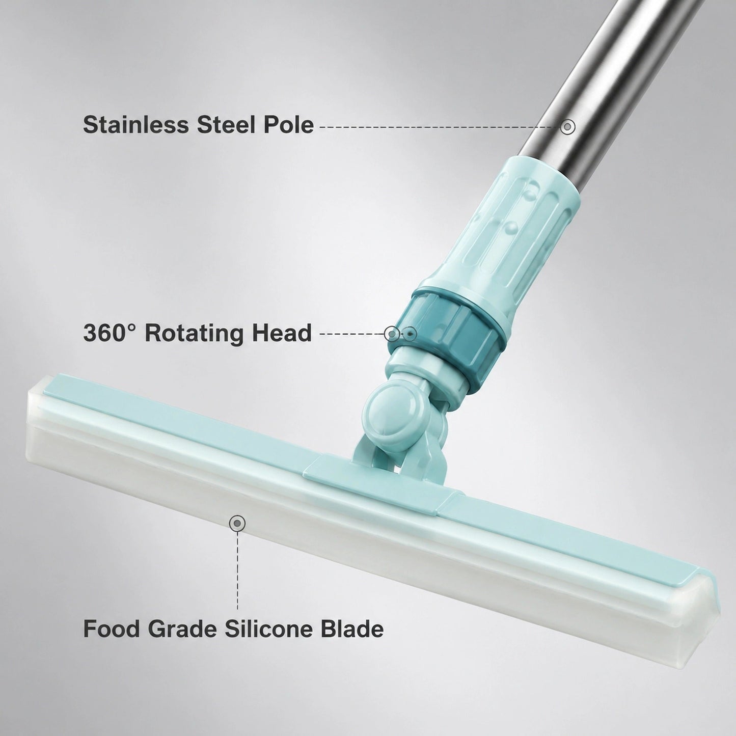 🏆 Last Day Special Price £9.99 ! 🧹Multi-Surface Floor & Bathroom Squeegee – Flexible Edge Cleaner for Water, Dust & Pet Hair 🐶