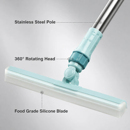 🏆 Last Day Special Price £9.99 ! 🧹Multi-Surface Floor & Bathroom Squeegee – Flexible Edge Cleaner for Water, Dust & Pet Hair 🐶