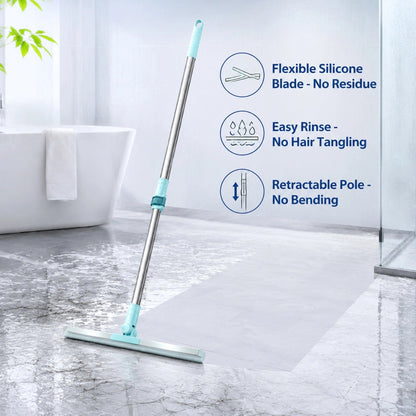🏆 Last Day Special Price £9.99 ! 🧹Multi-Surface Floor & Bathroom Squeegee – Flexible Edge Cleaner for Water, Dust & Pet Hair 🐶