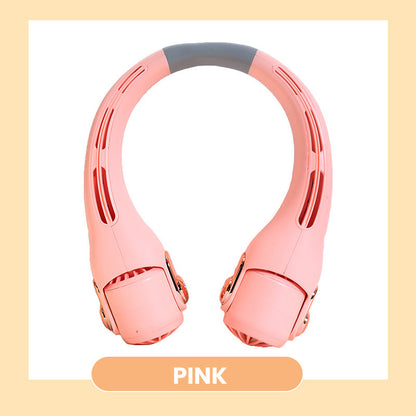 🥳2026 HOT SALE🥳💞50K+ SOLD!🍃💨 50% OFF! Neck Air Conditioner Fan – Ultra‑quiet, 360° rotating, 3 speeds. Hands‑free cooling, long battery. Summer essential! 😎🌬️