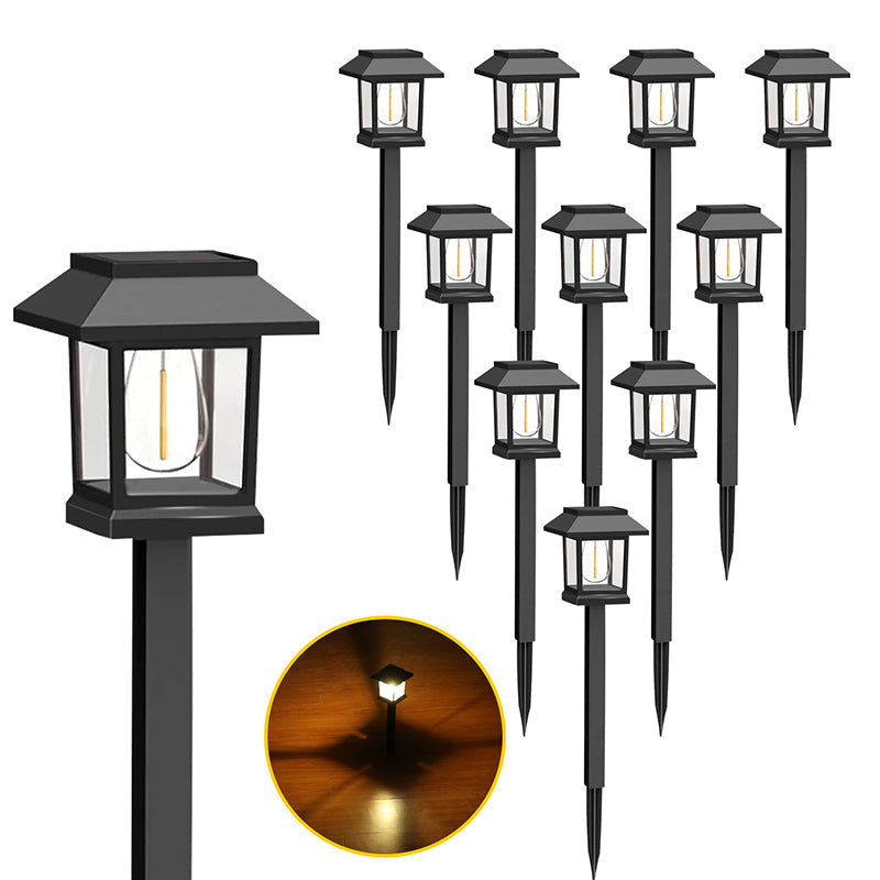 Outdoor Waterproof Solar Pathway Light - 2 Pack/Set