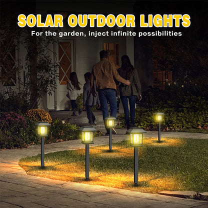 Outdoor Waterproof Solar Pathway Light - 2 Pack/Set