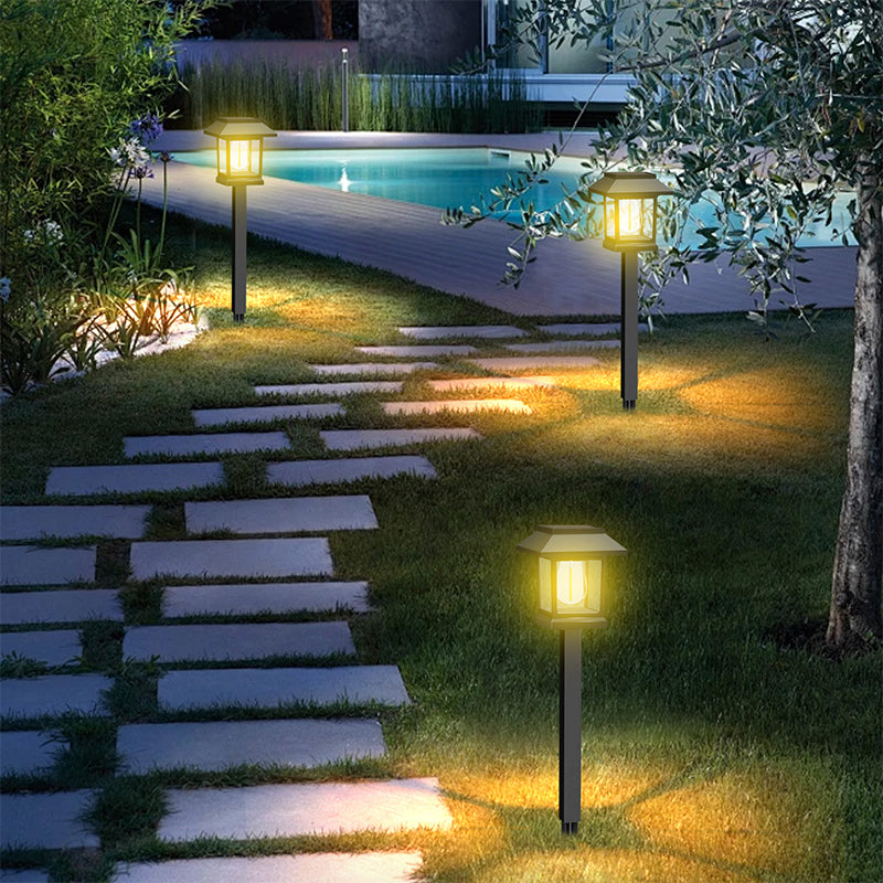 Outdoor Waterproof Solar Pathway Light - 2 Pack/Set